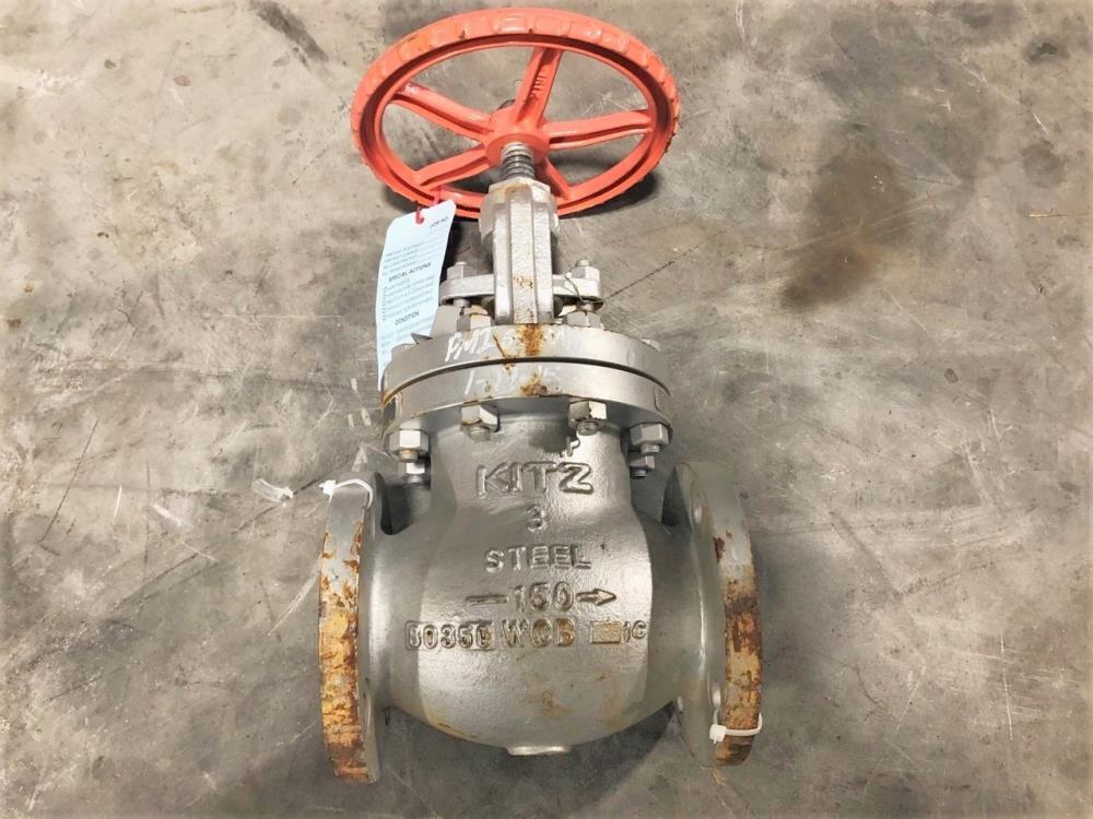 Kitz 3" 150# WCB Globe Valve 150 SCJS